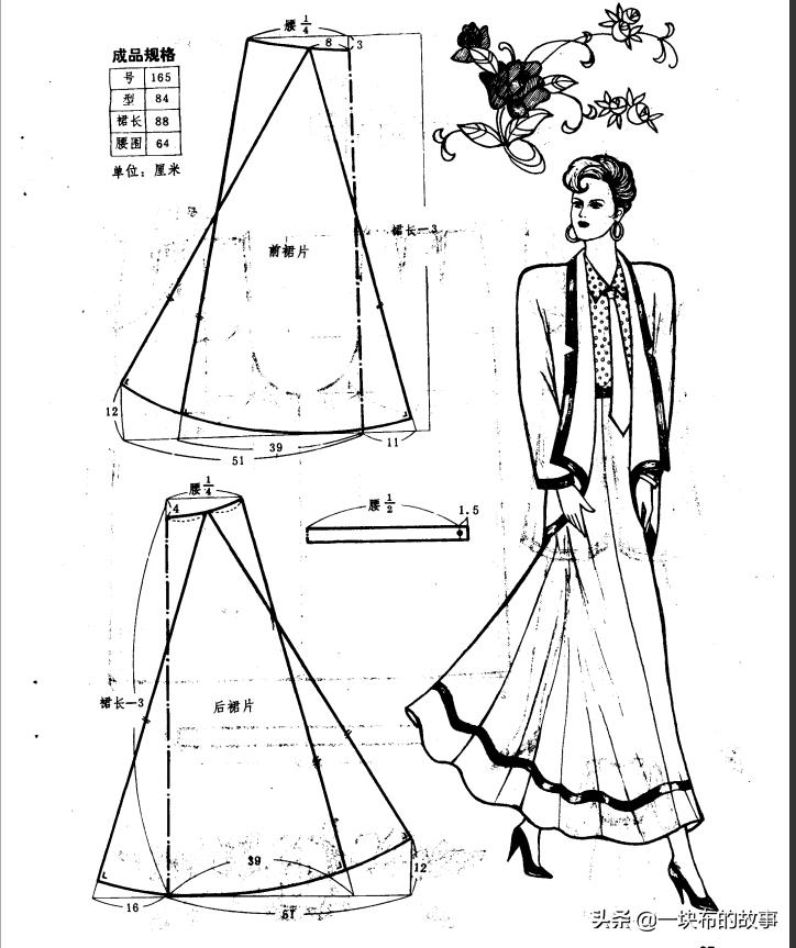 3个月婴儿裙子裁剪图及其制作指南